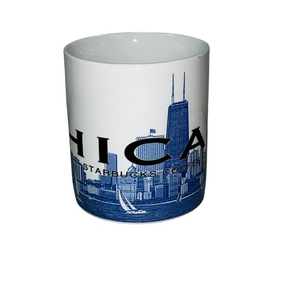 Starbucks Chicago Skyline Series 2002 Mug 16oz The Windy City Used - Picture 2 of 10